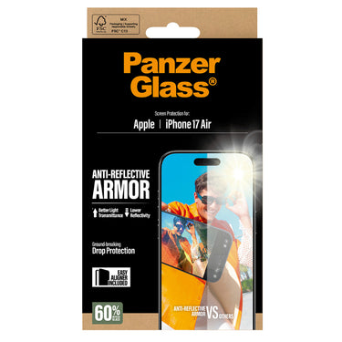 PanzerGlass Ultra-Wide Fit Anti-Ref Screen Protector for iPhone Air